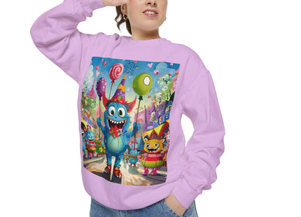Monster Parade Madness Unisex Garment-Dyed Sweatshirt