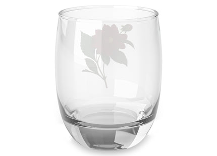 Dahlia Botanical Illustration by Pierre-Joseph Redouté Whiskey Glass