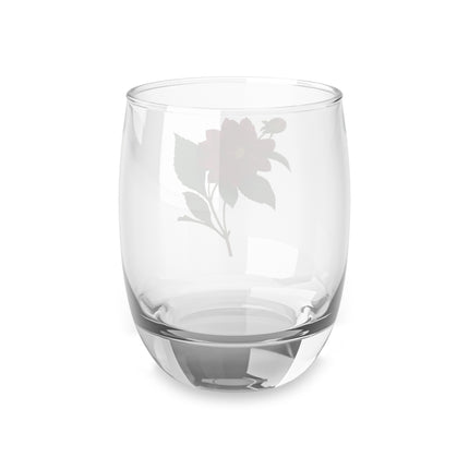 Dahlia Botanical Illustration by Pierre-Joseph Redouté Whiskey Glass