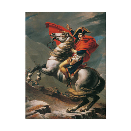 Napoleon Crossing the Alps by Jacques-Louis David Matte Canvas, Stretched, 0.75"