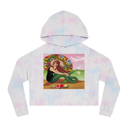Siren Serenade Cropped Hooded Sweatshirt