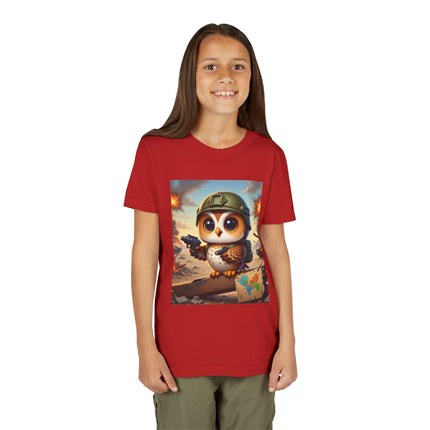 Owl on the Front Lines Youth Short Sleeve Tee