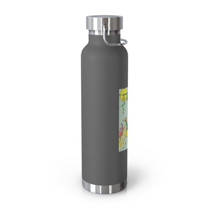 Moonlit Dance of Enchanting Fairies Copper Vacuum Insulated Bottle, 22 oz