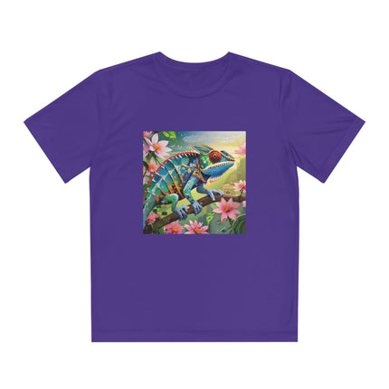 Camouflage Chameleon Youth Competitor Tee