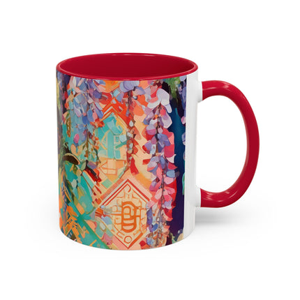 Golden Wisteria Symphony Colorful Mugs (11oz, 15oz)