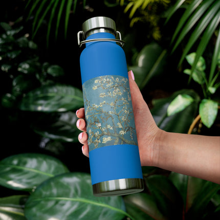 Almond Blossom by Vincent van Gogh Copper Vacuum Insulated Bottle, 22oz
