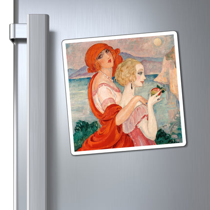 Sur la Route d'Anacapri by Gerda Wegener Magnets (3 Sizes)