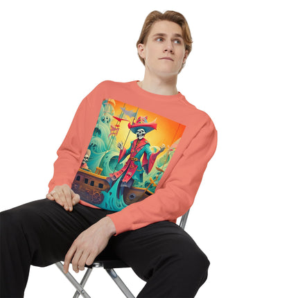 Skeleton Crew of the Misty Seas Unisex Garment-Dyed Sweatshirt