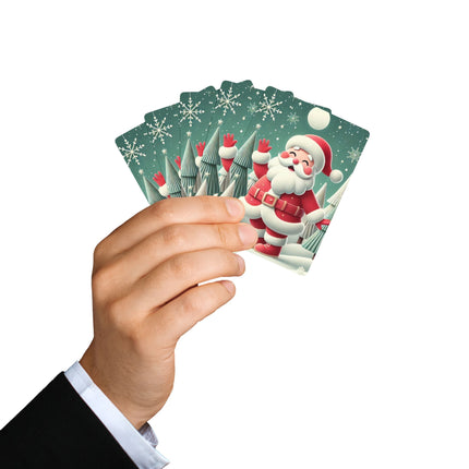 Santa's Joyful Night Playing Cards