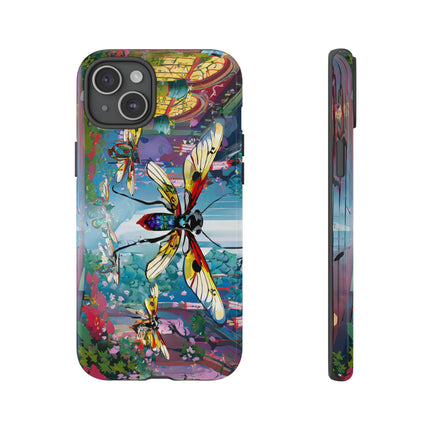 Neon Swarm Phone Cases