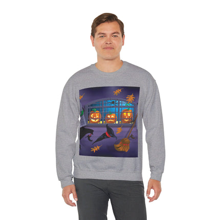 Whimsical Halloween Mischief Unisex Heavy Blend™ Crewneck Sweatshirt