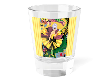 Enchanted Pansy Elegance Shot Glass, 1.5oz