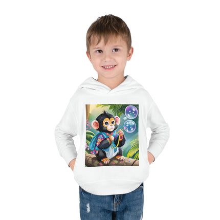 Bubble Magic in the Jungle Toddler Pullover Fleece Hoodie