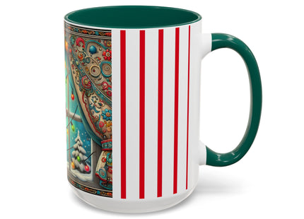 Mischief in Tinselland Colorful Mugs (11oz, 15oz)
