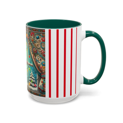 Mischief in Tinselland Colorful Mugs (11oz, 15oz)