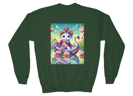 Geisha Kitten’s River Voyage Youth Crewneck Sweatshirt
