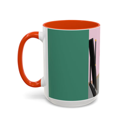 The Yellow Hat Colorful Mugs – 1920s Vogue Whimsy & Playful Elegance