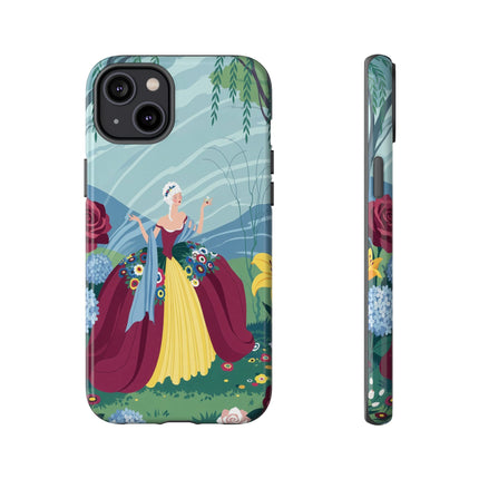 🌹🌿 The Willow Garden Promenade Phone Case – Art Deco Floral Elegance