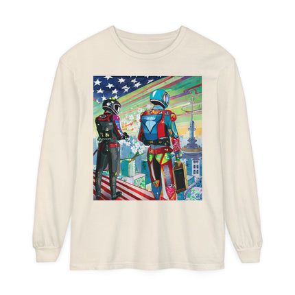 NSA Cyber Punk Computer Hacking Team Long Sleeve T-Shirt