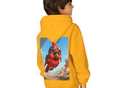 Cardinal Dive Bomber Youth Heavy Blend Hooded Sweatshirt