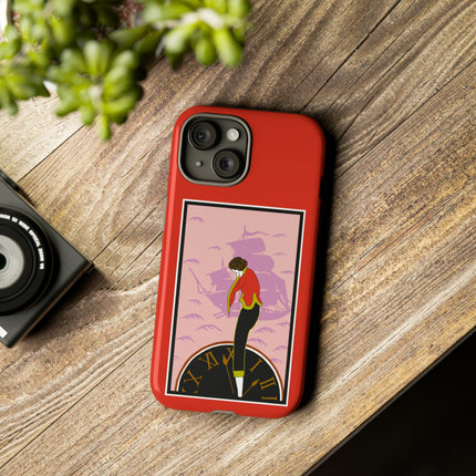Woman Waiting for her Beloved at 1:59 by Kobayashi Kaichi Phone Case