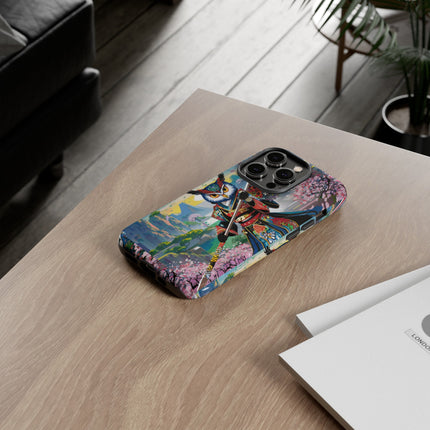 Cyberpunk Samurai Owl Phone Cases