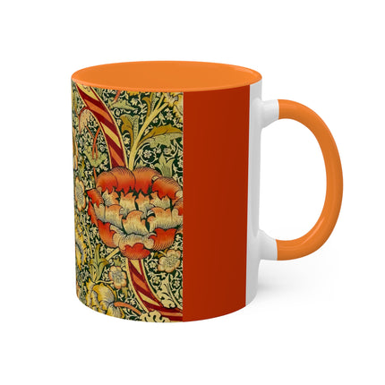 Chintz the Wandle Design by William Morris Colorful Mugs, 11oz