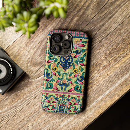 Colorful Flower Pattern by Owen Jones Phone Cases