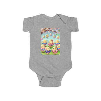 Easter Chicks and Springtime Wishes Infant Fine Jersey Bodysuit