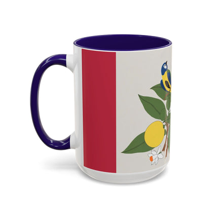 Blue Tit & Butterfly Colorful Mugs – Spring Harmony & Delicate Beauty