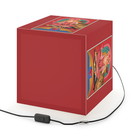 July & Ruby Zodiac Light Cube Lamp