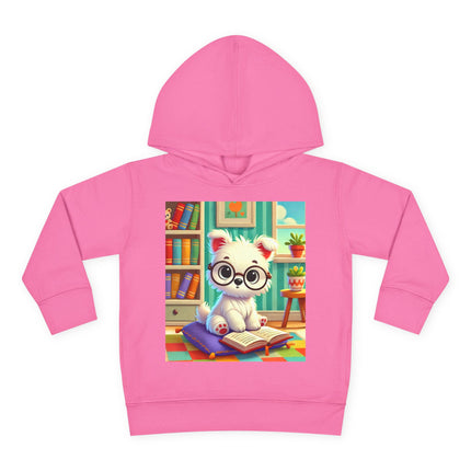 Little Scholar Pup Toddler Pullover Fleece Hoodie