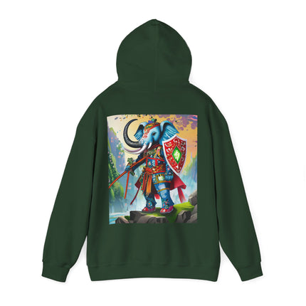 Cyberpunk Elephant – Heavy Blend™ Hooded Sweatshirt