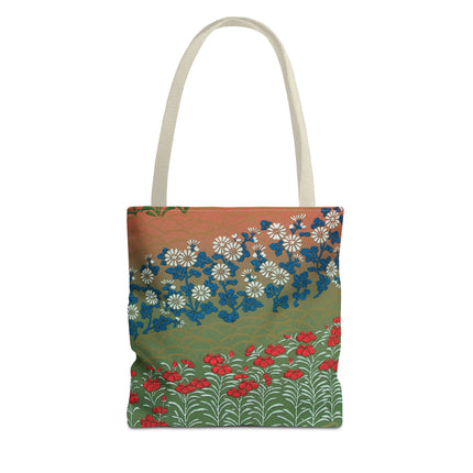 Japanese Flower Pattern II by G.A. Audsley Tote Bag (AOP)