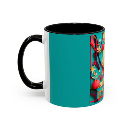 Curious Crow Colorful Mugs (11oz, 15oz)