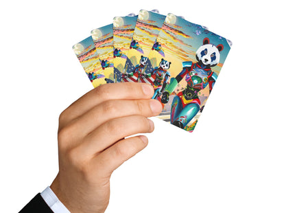 Cyber Punk Robots Playing Cards