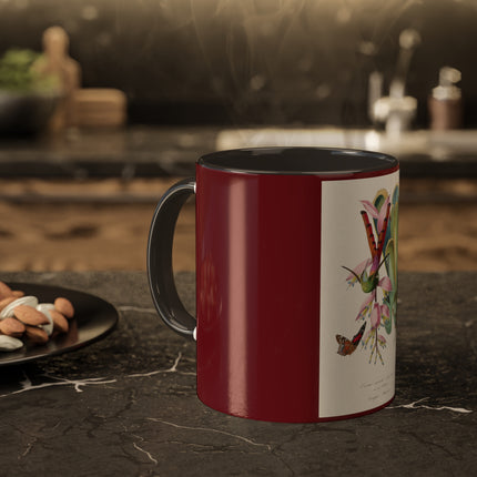 Hummingbird by Paul Gervais Colorful Mugs, 11oz