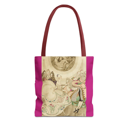 Sur talons rouges by Gerda Wegener Tote Bag (AOP)