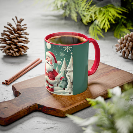 Santa's Joyful Night Colorful Mugs (11oz, 15oz)