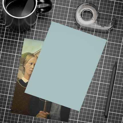 American Gothic by Grant Wood Postcards (envelopes included) - Bundles of 10, 30, 50 Pieces