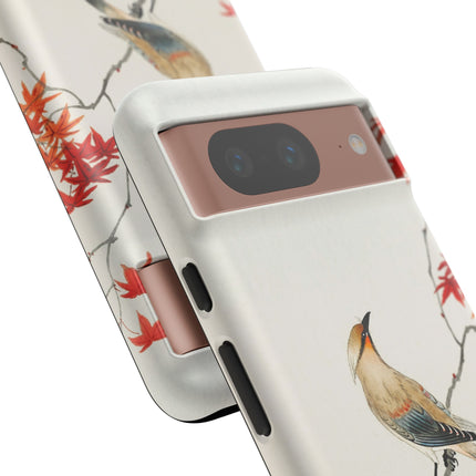 Japanese Bird on Maple by Ohara Koson Phone Cases