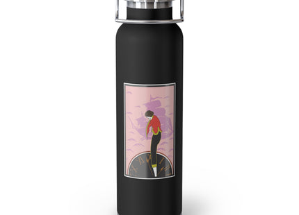 Woman Waiting for her Beloved at 1:59 by Kobayashi Kaichi Copper Vacuum Insulated Bottle, 22oz