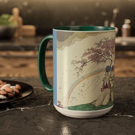 L’Arc-en-Ciel by George Barbier Colorful Mugs (11oz, 15oz)