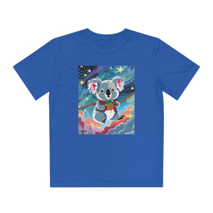 Cute Koala Youth Competitor Tee – Dreamy Skies & Whimsical Wonder