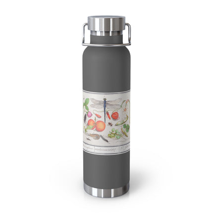 Natural History Ensemble, No. 7 by Anselmus Boëtius de Boodt Copper Vacuum Insulated Bottle, 22oz