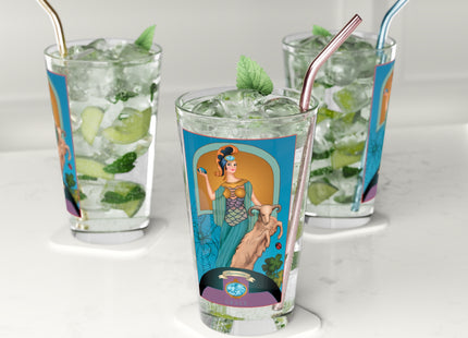 March & Aquamarine Zodiac Pint Glass