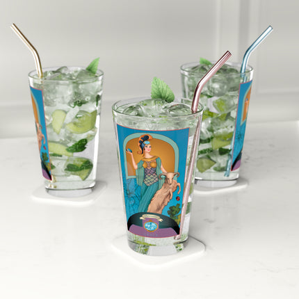 March & Aquamarine Zodiac Pint Glass