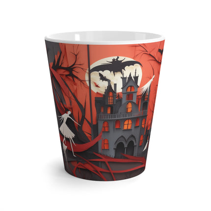 Halloween Night Scene Latte Mug