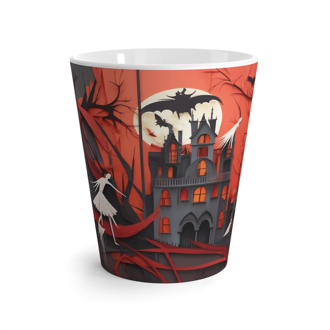 Halloween Night Scene Latte Mug