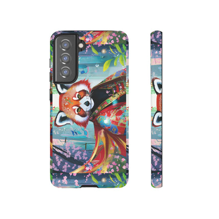 Cybernetic Red Panda Phone Cases